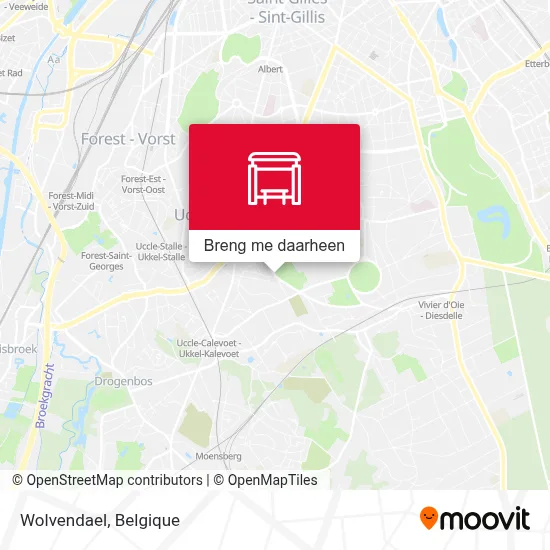 Wolvendael kaart