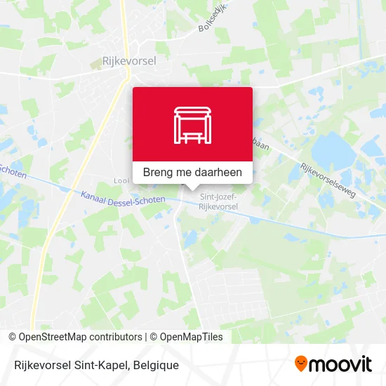 Rijkevorsel Sint-Kapel kaart