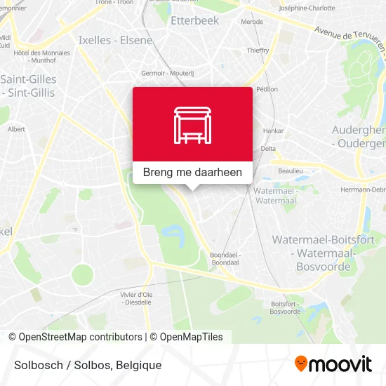 Solbosch / Solbos kaart