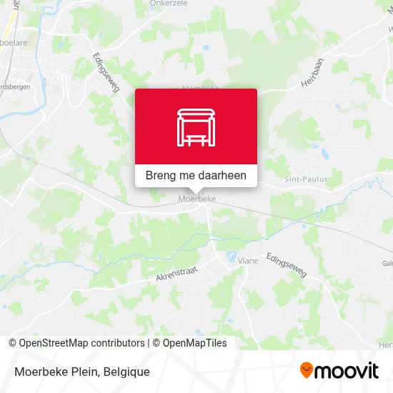 Moerbeke Plein kaart
