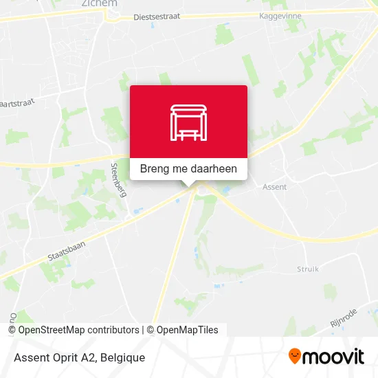 Assent Oprit A2 kaart