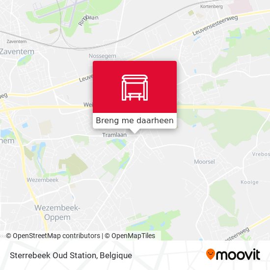 Sterrebeek Oud Station kaart