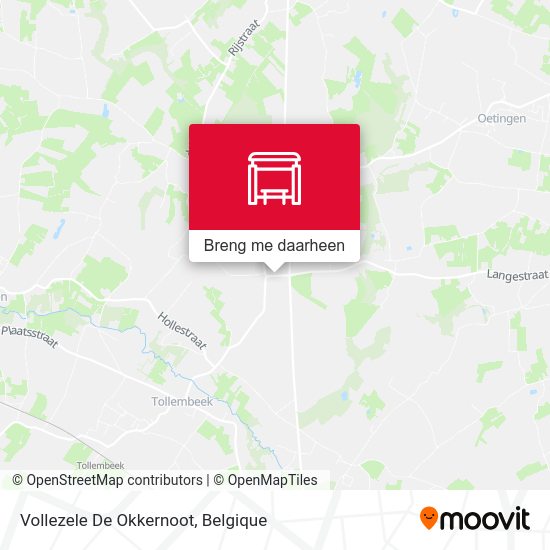 Vollezele De Okkernoot kaart