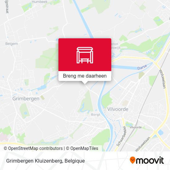 Grimbergen Kluizenberg kaart