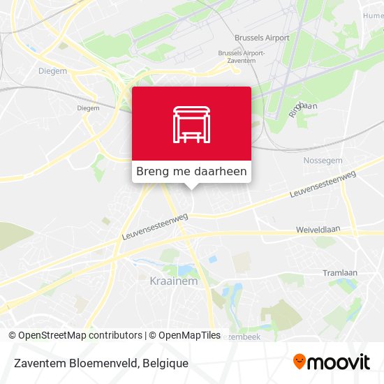 Zaventem Bloemenveld kaart