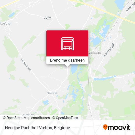 Neerijse Pachthof Vrebos kaart