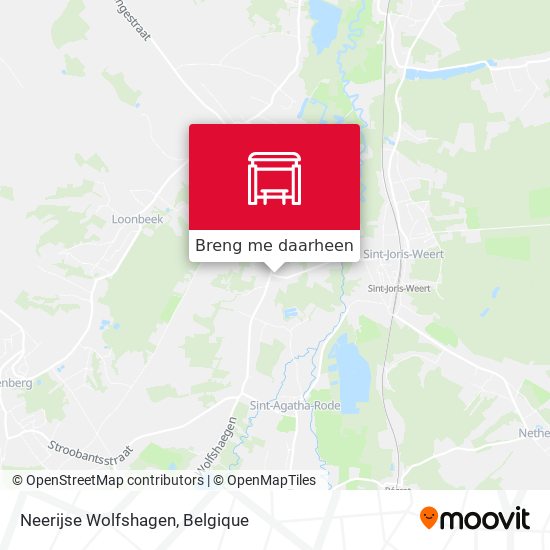 Neerijse Wolfshagen kaart