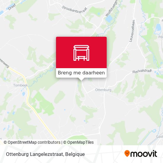 Ottenburg Langelezstraat kaart
