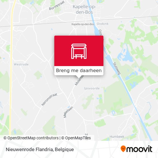 Nieuwenrode Flandria kaart