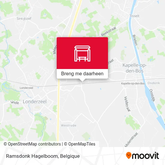 Ramsdonk Hagelboom kaart