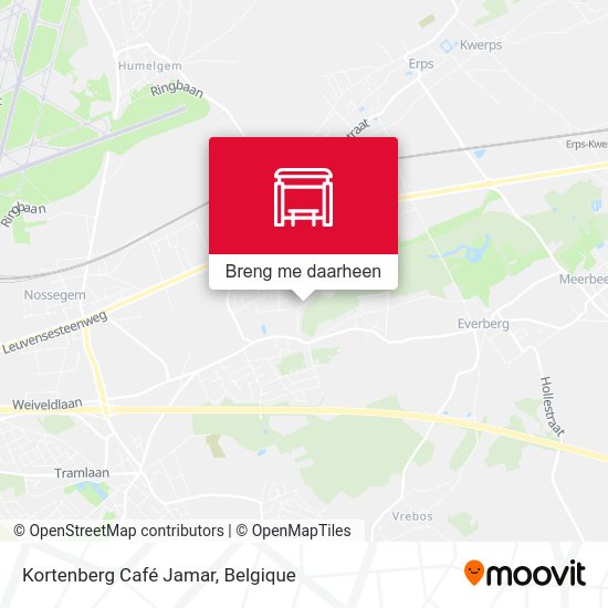 Kortenberg Café Jamar kaart