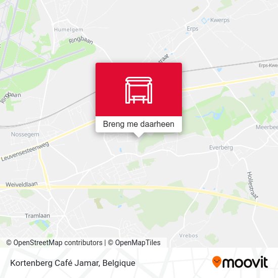 Kortenberg Café Jamar kaart