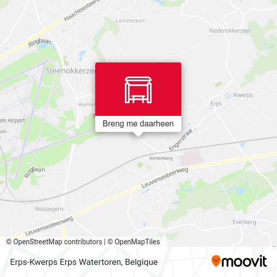 Erps-Kwerps Erps Watertoren kaart