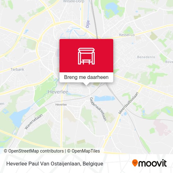 Heverlee Paul Van Ostaijenlaan kaart