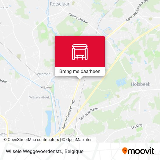 Wilsele Weggevoerdenstr. kaart