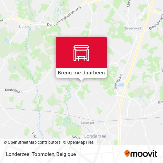 Londerzeel Topmolen kaart