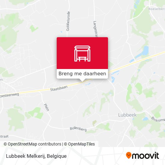 Lubbeek Melkerij kaart