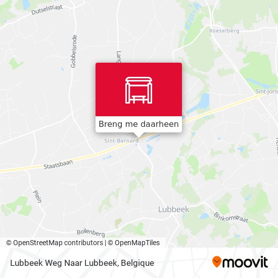 Lubbeek Weg Naar Lubbeek kaart