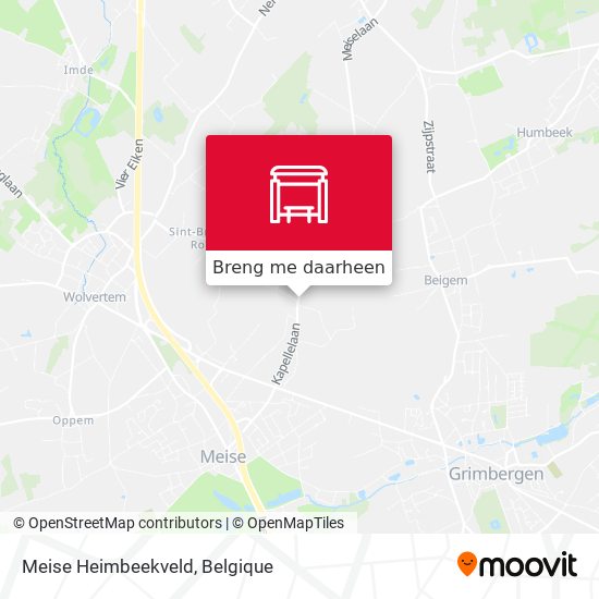 Meise Heimbeekveld kaart