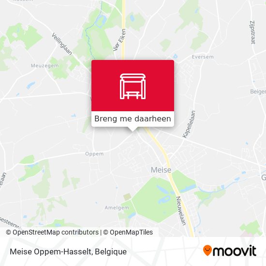 Meise Oppem-Hasselt kaart