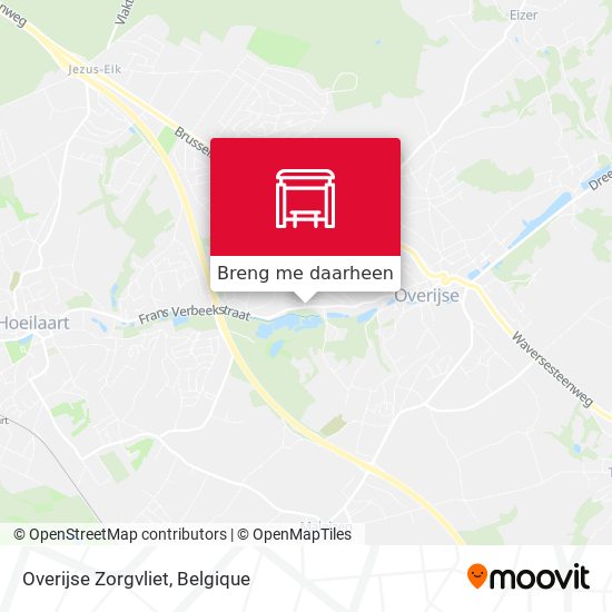 Overijse Zorgvliet kaart