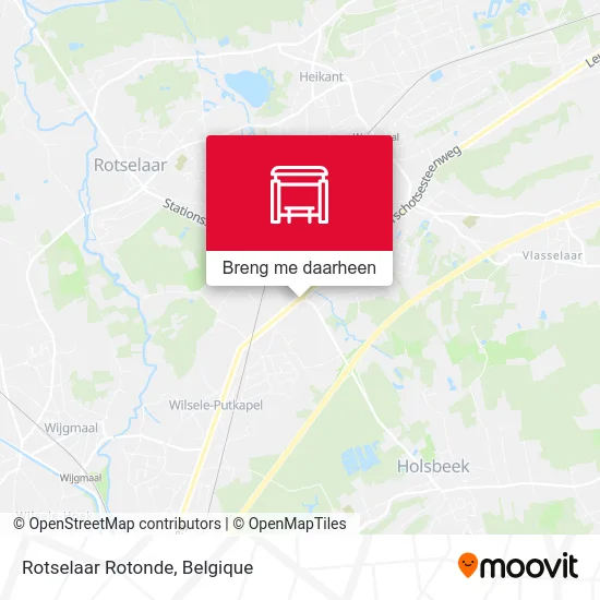Rotselaar Rotonde kaart