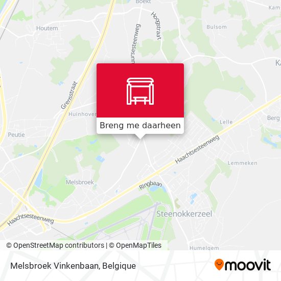 Melsbroek Vinkenbaan kaart