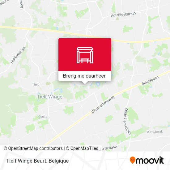 Tielt-Winge Beurt kaart