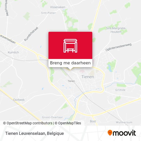 Tienen Leuvenselaan kaart