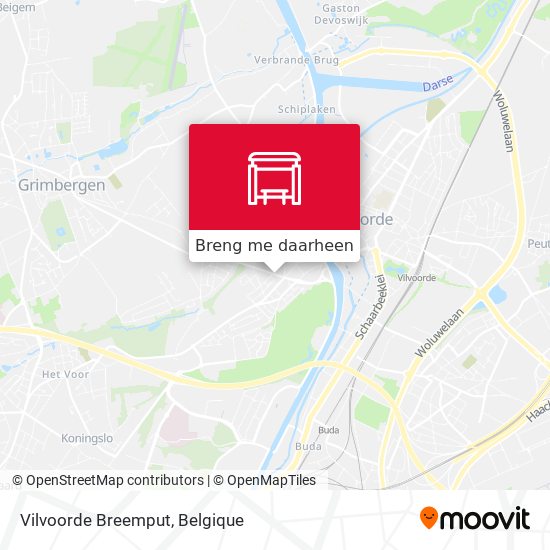 Vilvoorde Breemput kaart