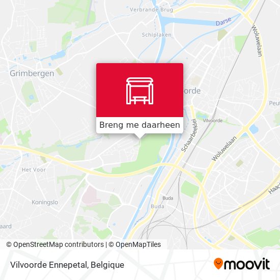 Vilvoorde Ennepetal kaart