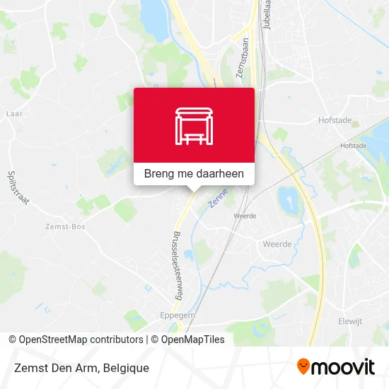 Zemst Den Arm kaart