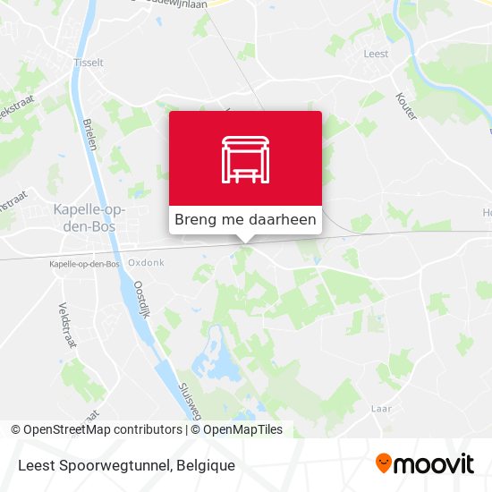 Leest Spoorwegtunnel kaart