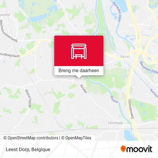 Leest Dorp kaart