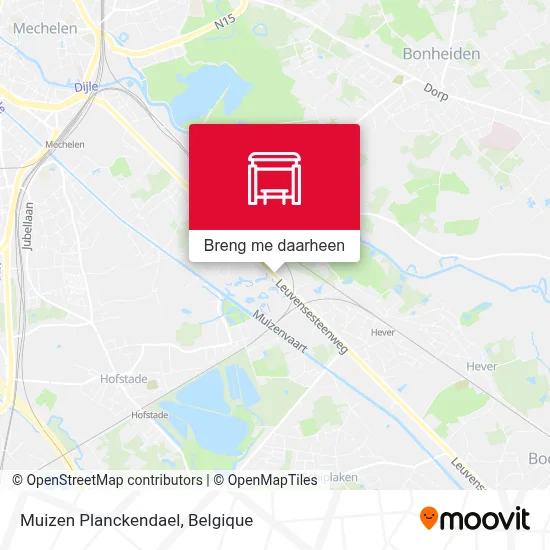 Muizen Planckendael kaart