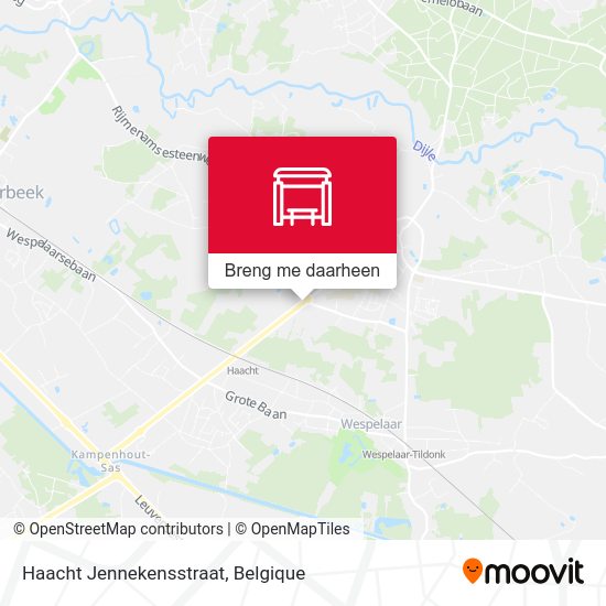 Haacht Jennekensstraat kaart