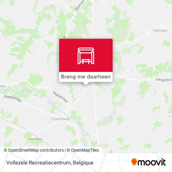 Vollezele Recreatiecentrum kaart