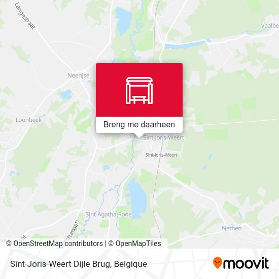 Sint-Joris-Weert Dijle Brug kaart