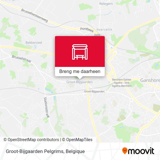 Groot-Bijgaarden Pelgrims kaart