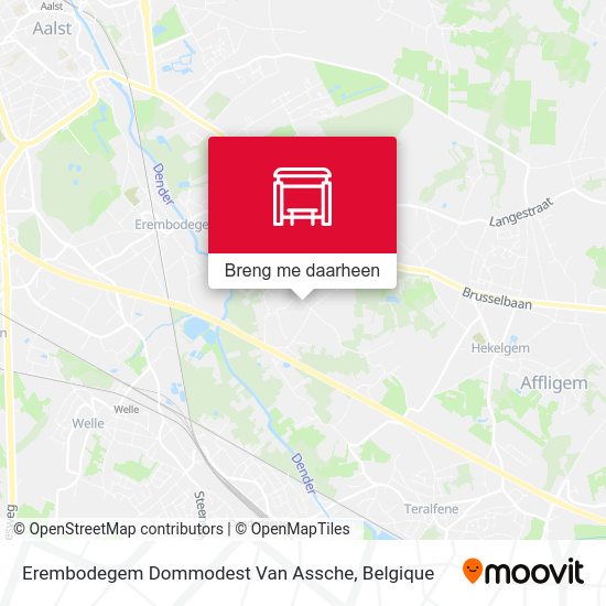 Erembodegem Dommodest Van Assche kaart