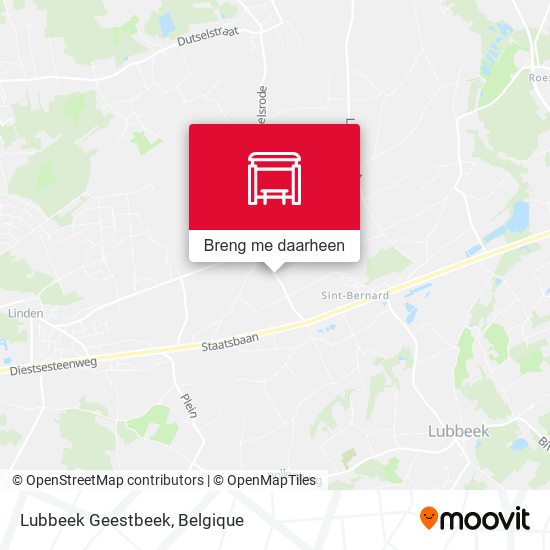 Lubbeek Geestbeek kaart