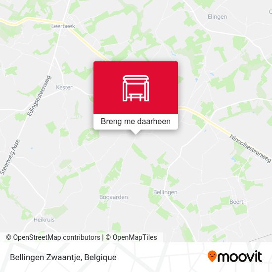 Bellingen Zwaantje kaart