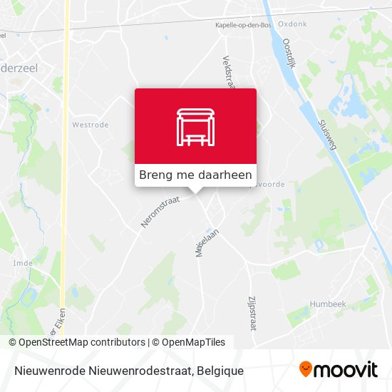 Nieuwenrode Nieuwenrodestraat kaart