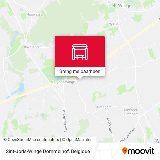 Sint-Joris-Winge Dommelhof kaart