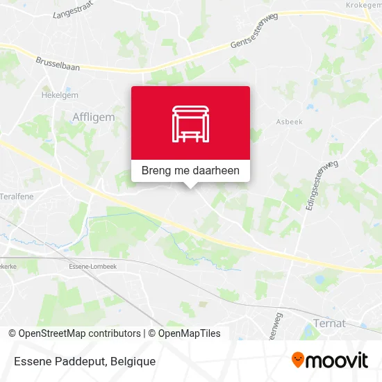 Essene Paddeput kaart