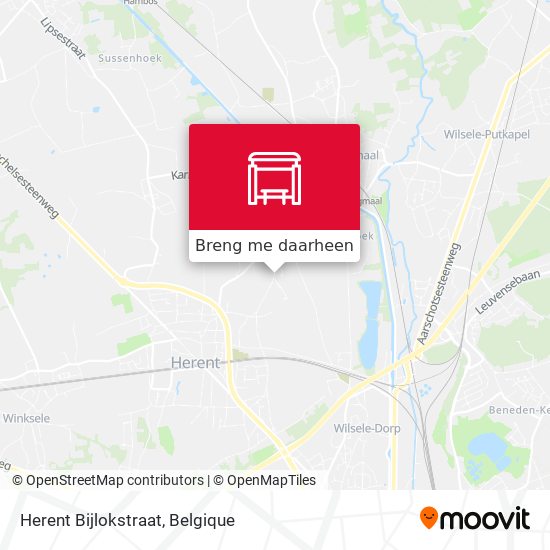 Herent Bijlokstraat kaart