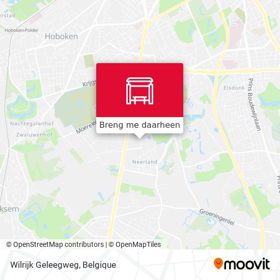 Wilrijk Geleegweg kaart