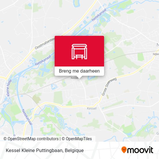Kessel Kleine Puttingbaan kaart