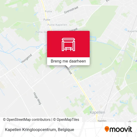 Kapellen Kringloopcentrum kaart