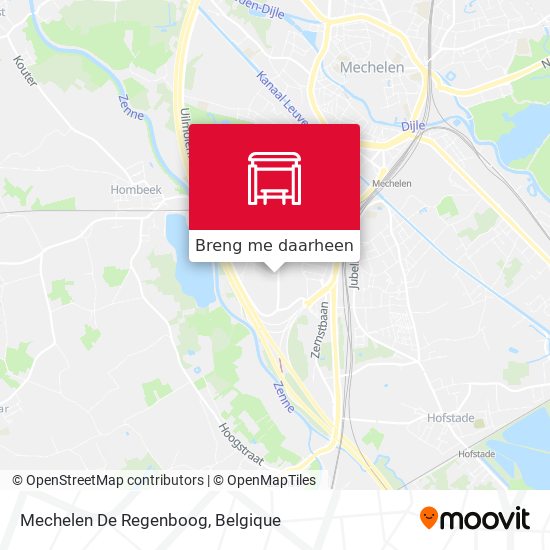 Mechelen De Regenboog kaart